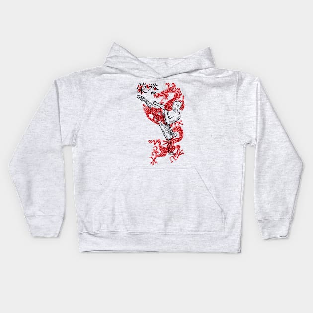 Fighting Kids Hoodie by peace and love